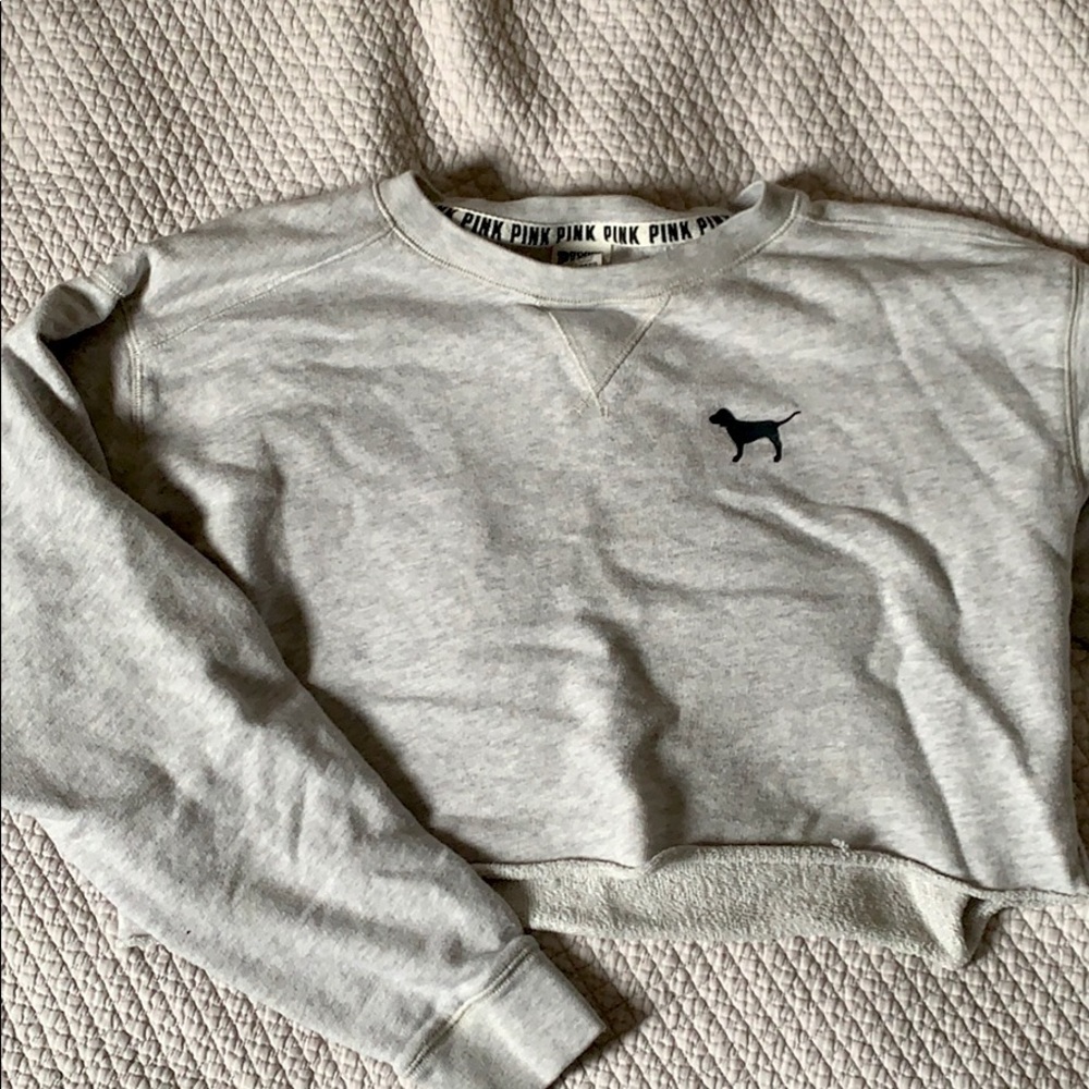 PINK | cropped sweatshirt